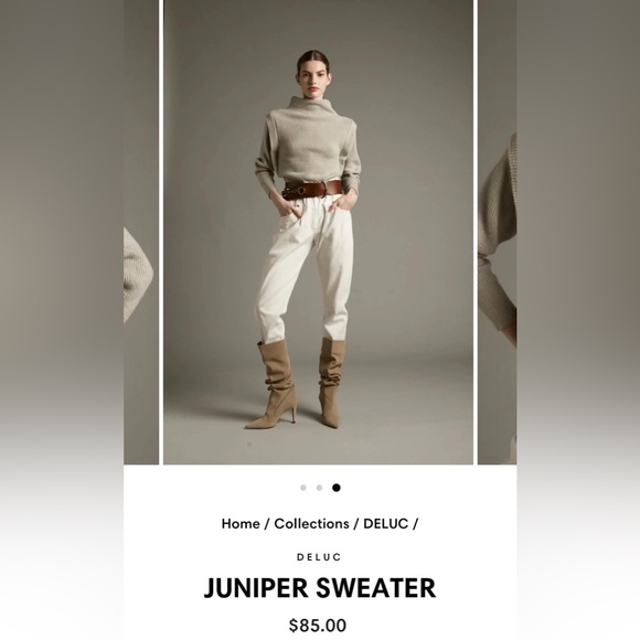 ‼️SOLD‼️ Deluc Juniper Sweater - Picture 5 of 5